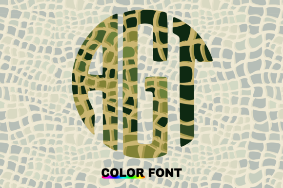 Alligator Circle Font