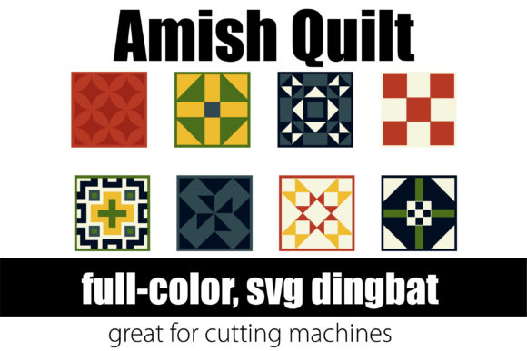 Amish Quilt Font