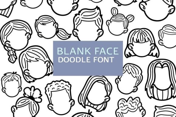 Blank Face Doodle Font