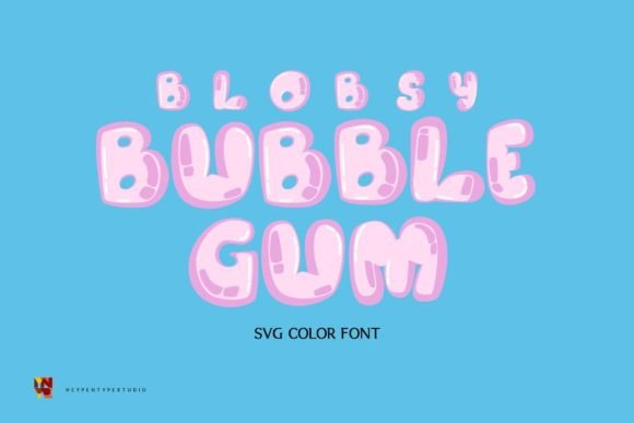 Blobsy Bubble Gum Font
