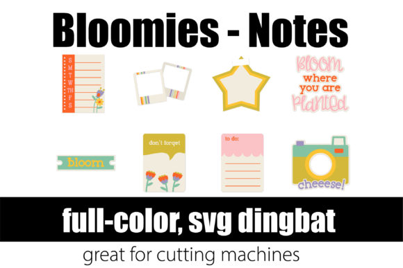 Bloomies Notes Font
