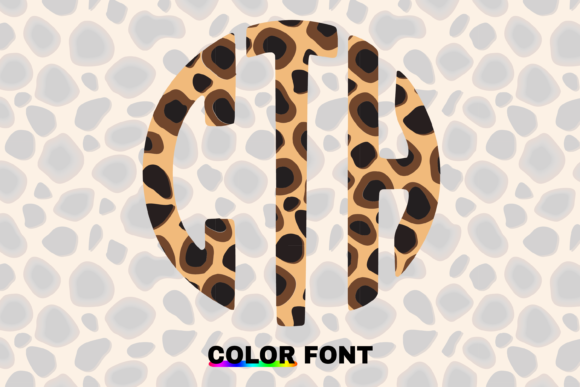 Cheetah Circle Font