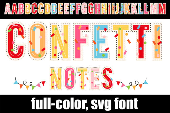Confetti Notes Font