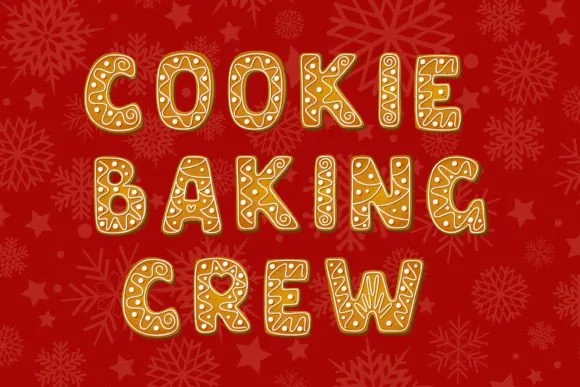 Craftsy Gingerbread Font