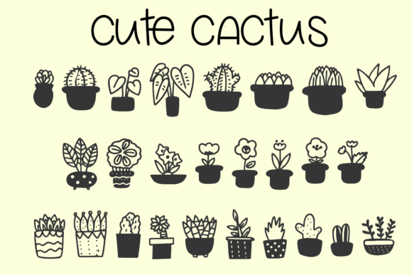 Cute Cactus Font