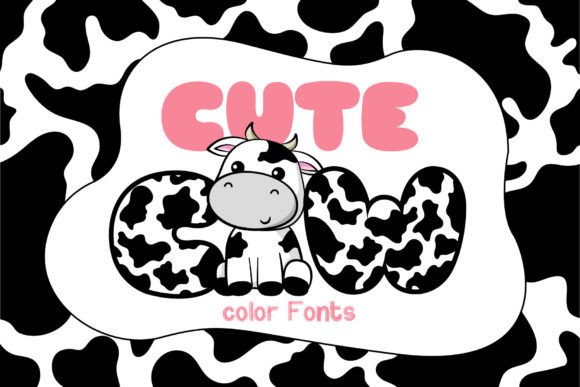 Cute Cow Font