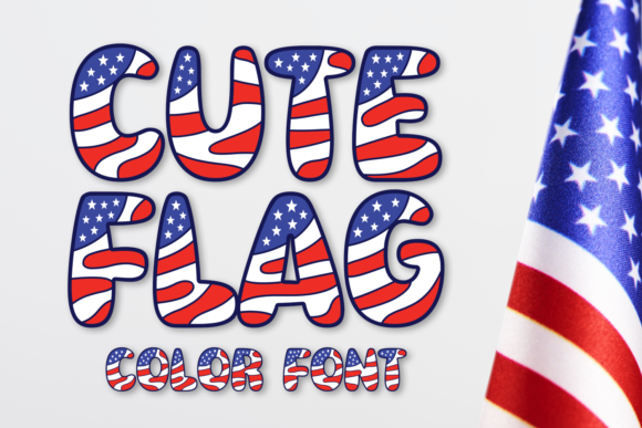 Cute Flag Font