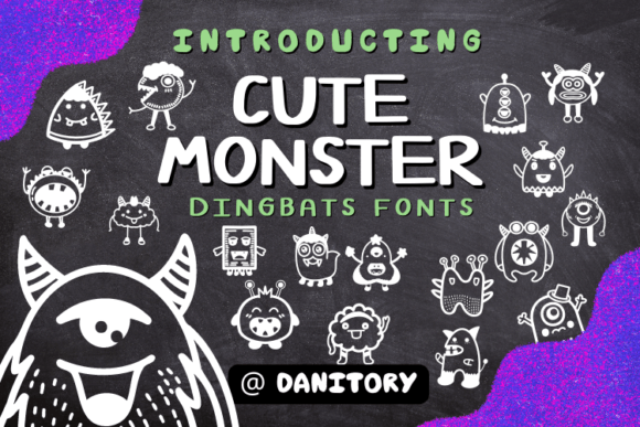 Cute Monster Font