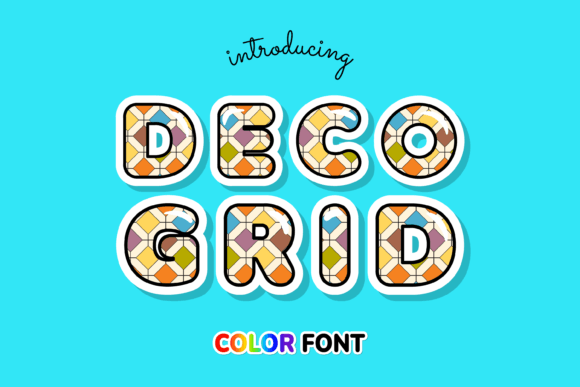 Deco Grid Font