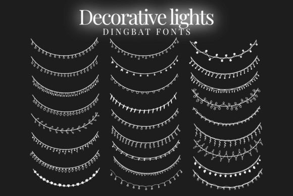 Decorative-lights Font
