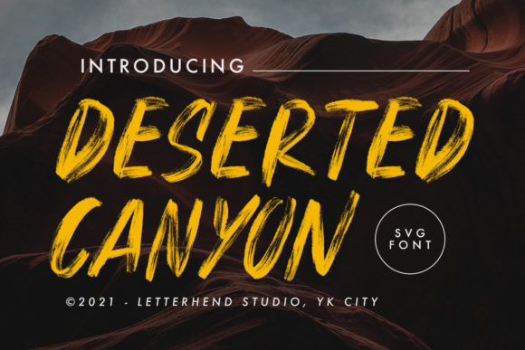 Deserted Canyon Font