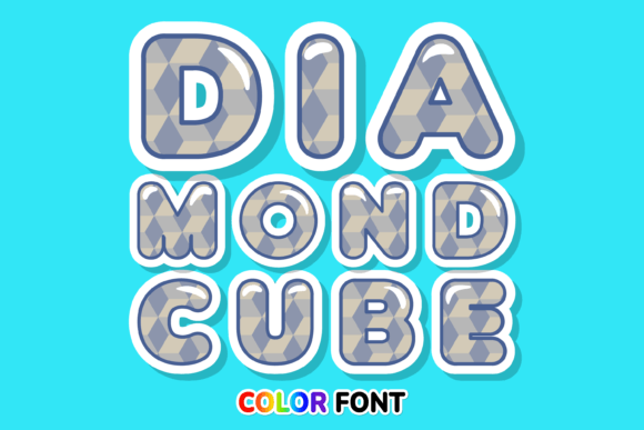 Diamond Cube Font