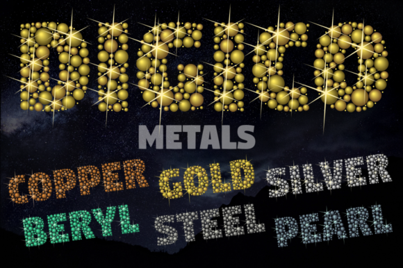 Digico Metals Font