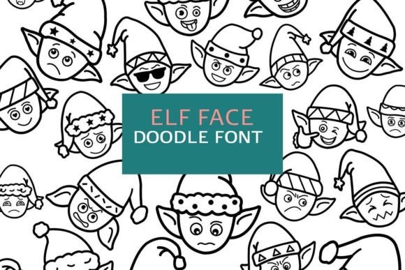 Elf Face Doodle Font