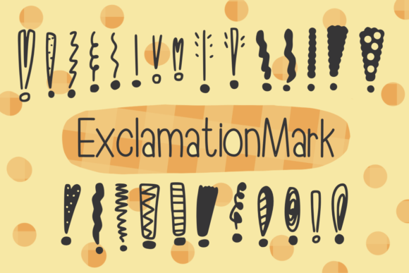 Exclamation Mark Font