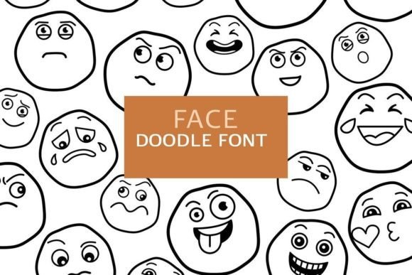 Face Doodle Font