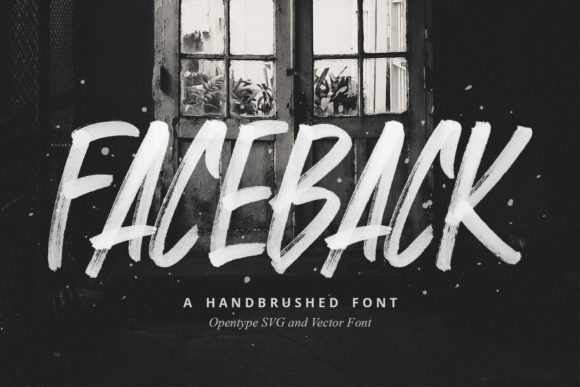 Faceback  Font