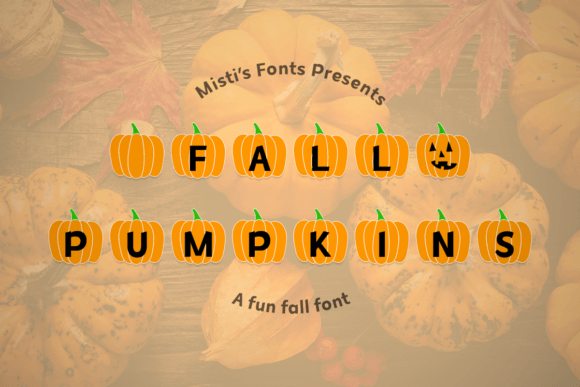 Fall Pumpkins Font