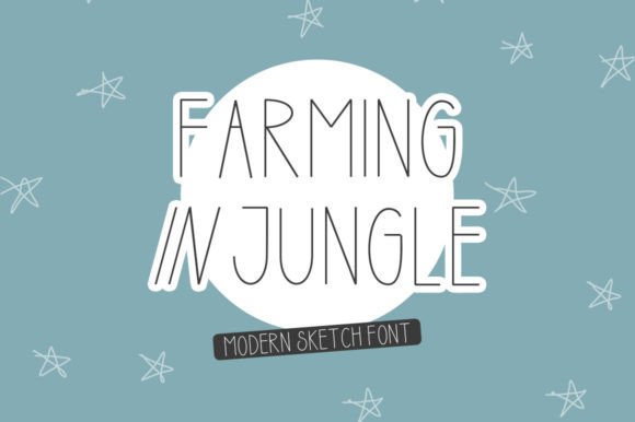 Farming in Jungle Font