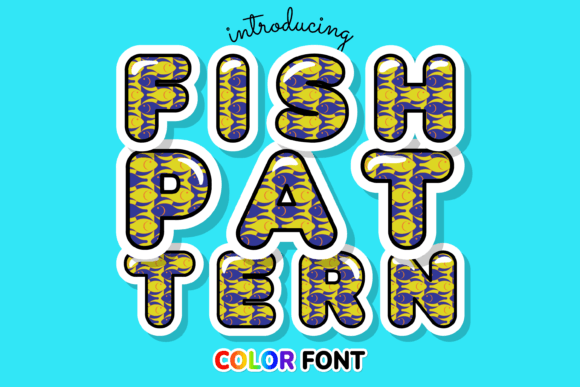 Fish Pattern Font