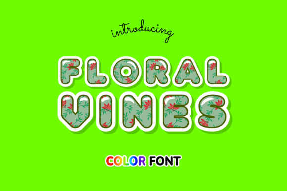 Floral Vines Font