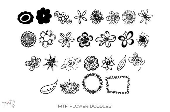 Flower Doodles Font