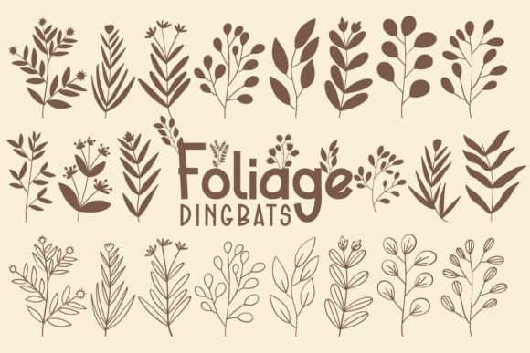 Foliage Font