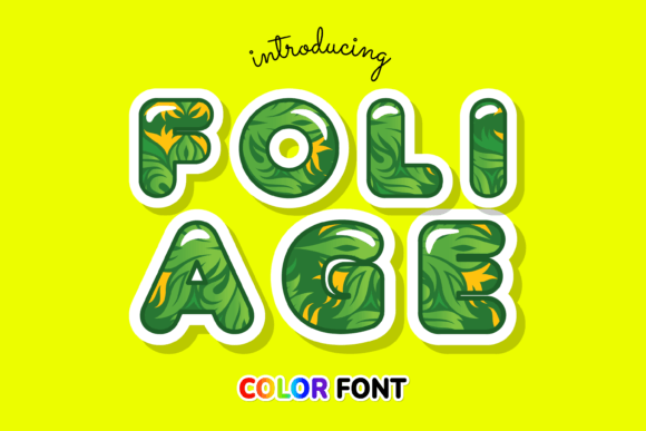 Foliage Font