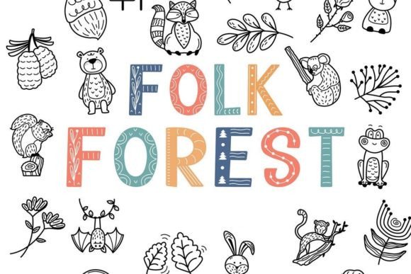 Folk Forest Font