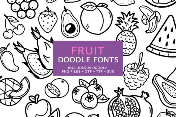 Fruit Doodle Font