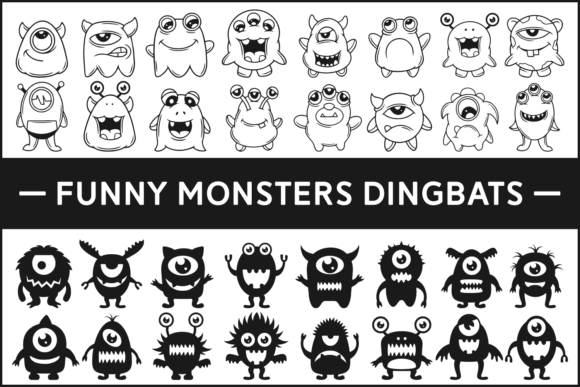 Funny Monsters Font