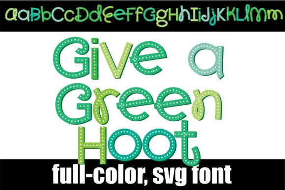 Give a Green Hoot Font