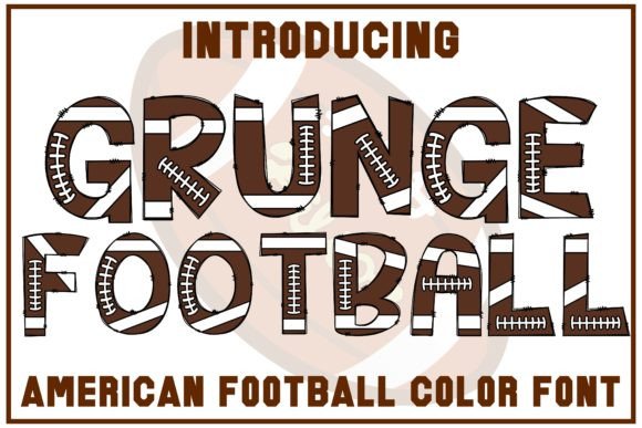 Grunge Football Font
