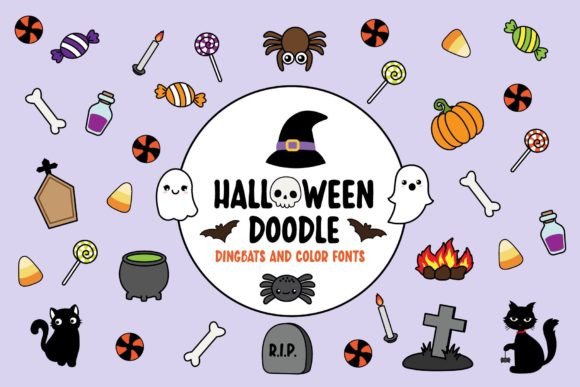 Halloween Doodle Font