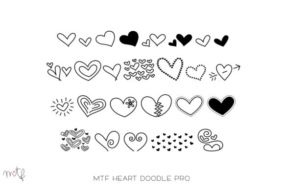 Heart Doodle Pro Font