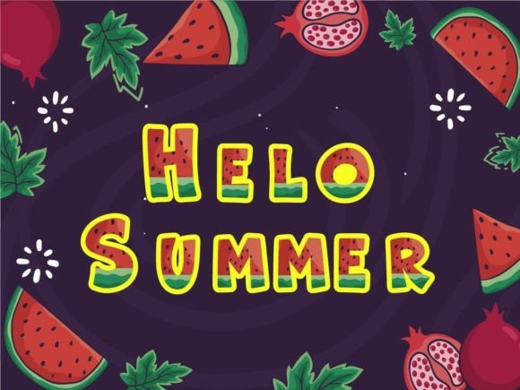 Hello Summer Font