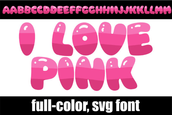 I Love Pink Font