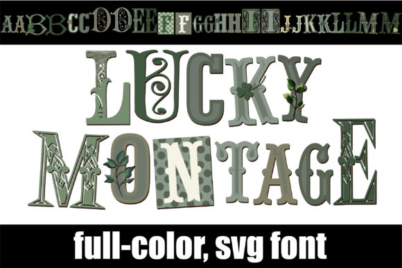 Lucky Montage Font