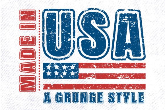 Made in Usa Font