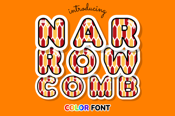 Narrow Comb Font