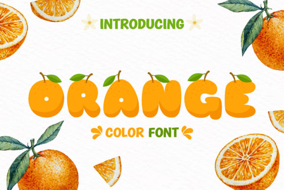 Orange Font