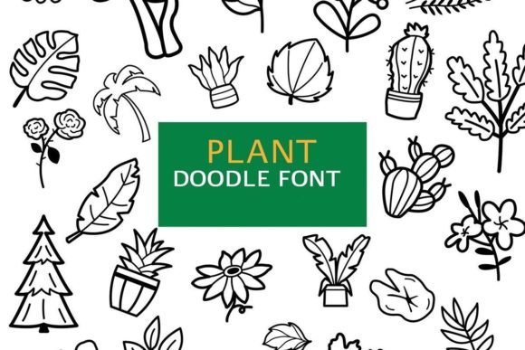 Plant Doodle Font