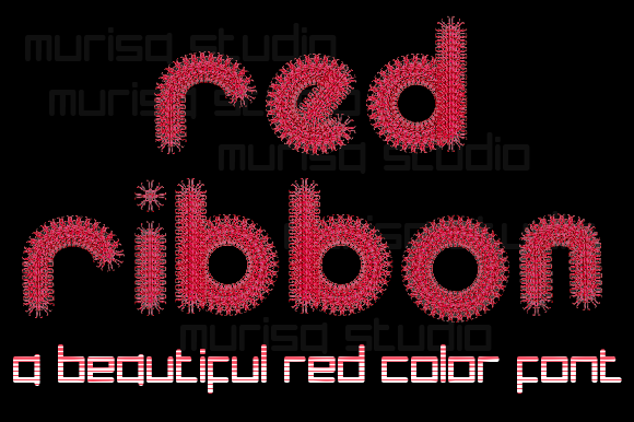 Red Ribbon Font