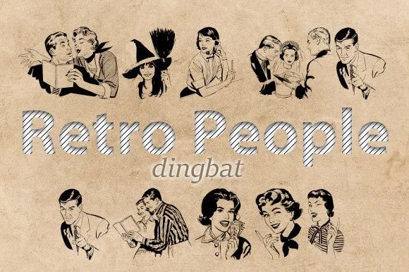 Retro People Font
