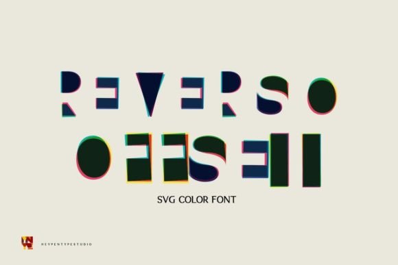 Reverso Offset Font