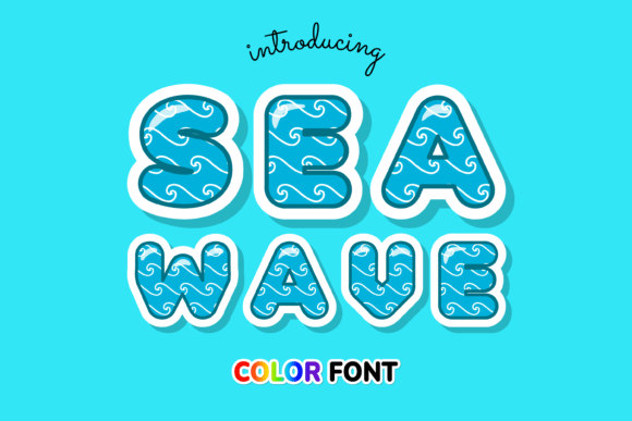 Sea Wave Font