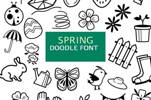Spring Doodle Font