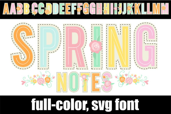 Spring Notes Font