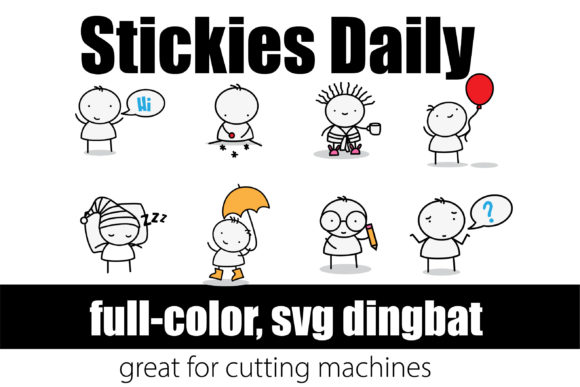 Stickies Daily Font