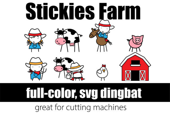 Stickies Farm Font